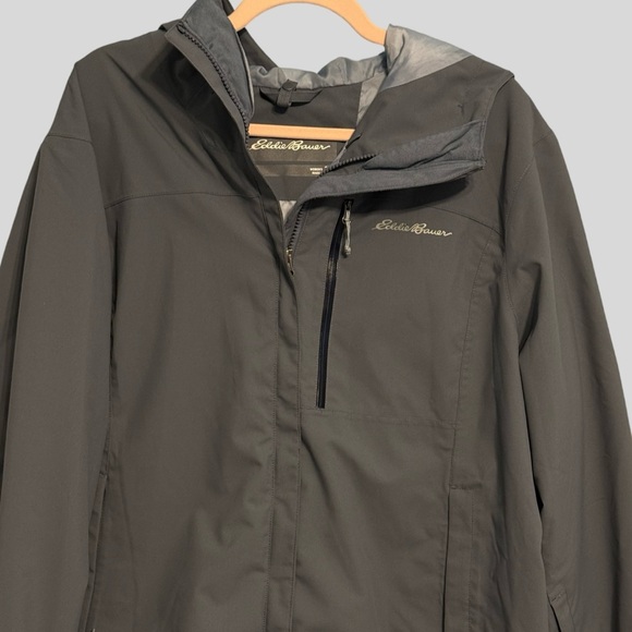 Eddie Bauer WeatherEdge Plus Jacket Women’s 2XL Hooded Gray - Picture 3 of 6